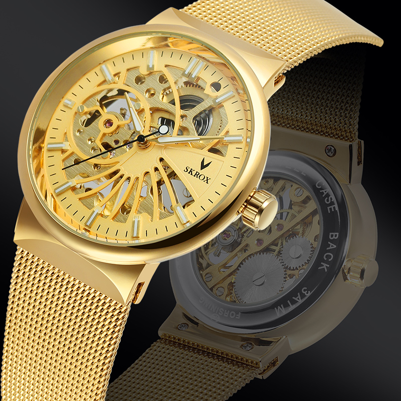 Stainless Mesh Band - SKROX Luxury Brands Fashion Man Wrist