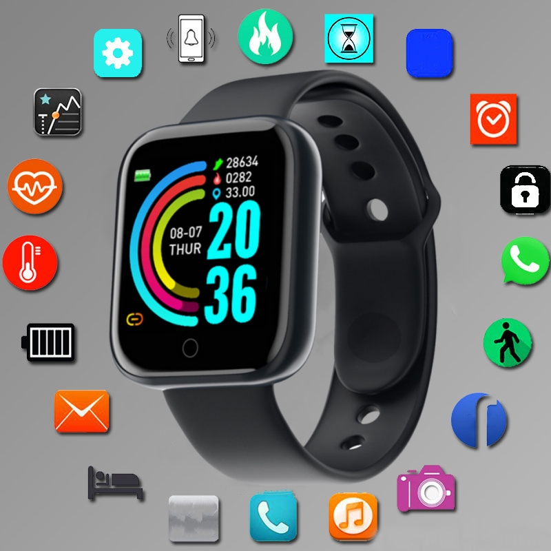 Silicone Band Replacement - Smart Watch For Men Women Sport