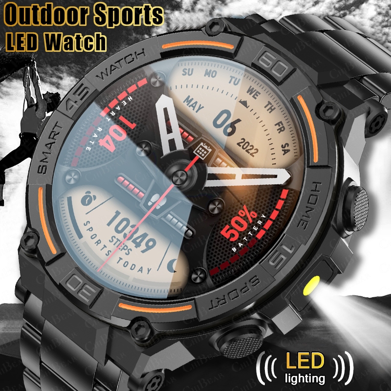 Smartwatch Face - Outdoor Military Rugged Smartwatch Men GPS