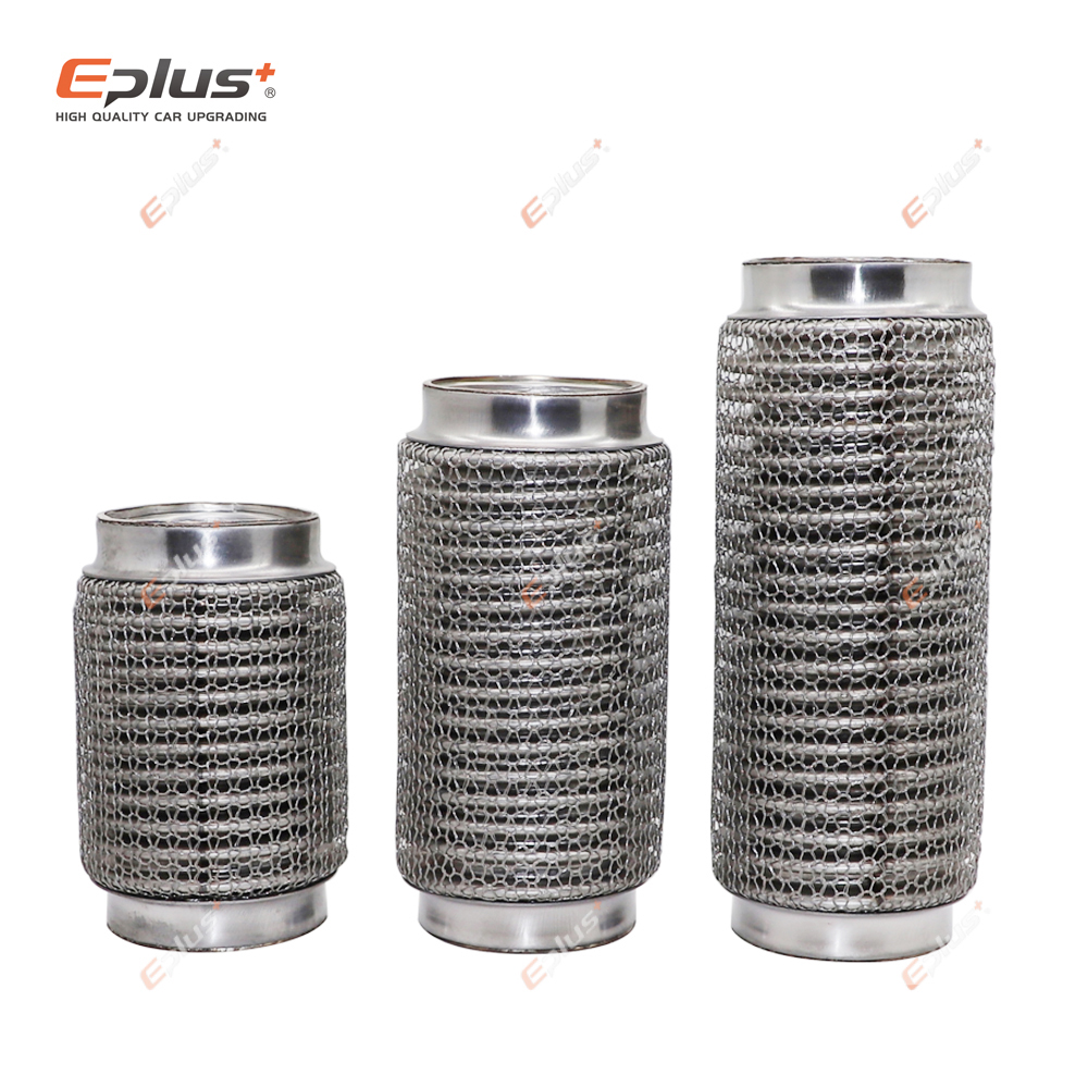 Stainless Mesh Band - EPLUS Universal Car Exhaust Tube Telescopic