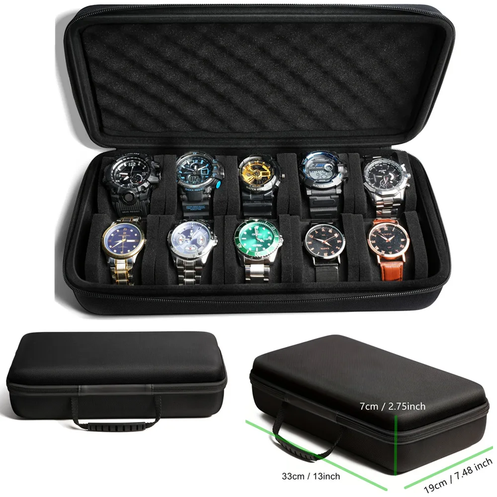 Smartwatch Id - 10 Slots Watch Box Organizer Portable