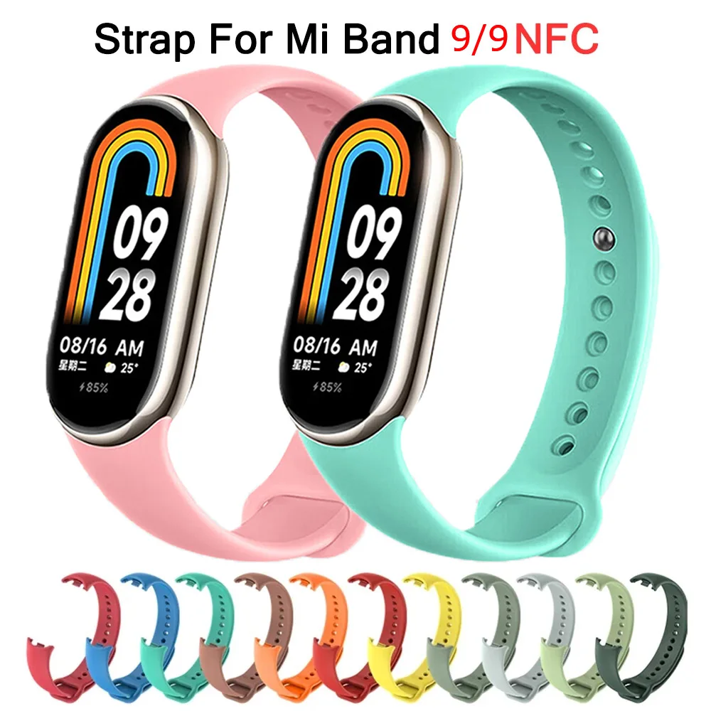 Silicone Band Replacement - Strap for Xiaomi Mi Band 9/9