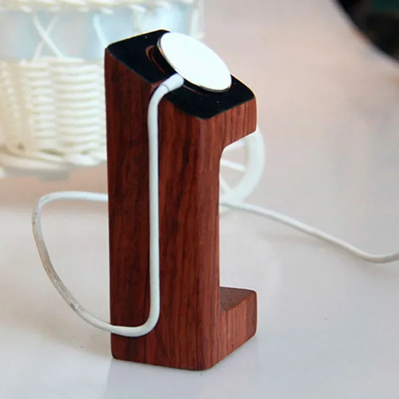 Wooden Apple Watch Charger Sta - Smartwatch Watch Accessories ulasan dan harga