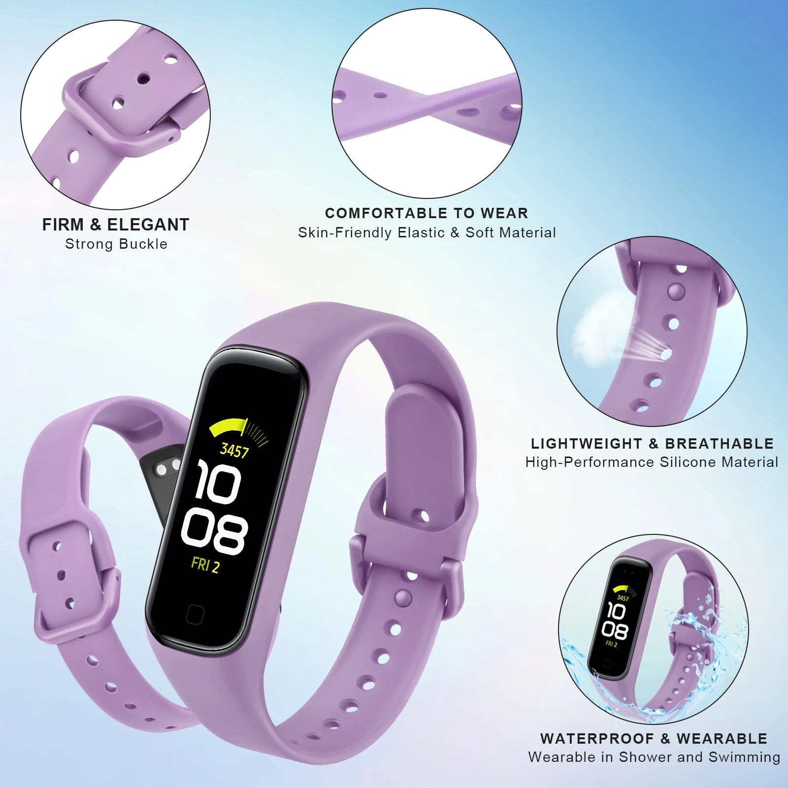 Soft Silicone Strap For Samsun - Silicone Band Replacement ulasan dan harga