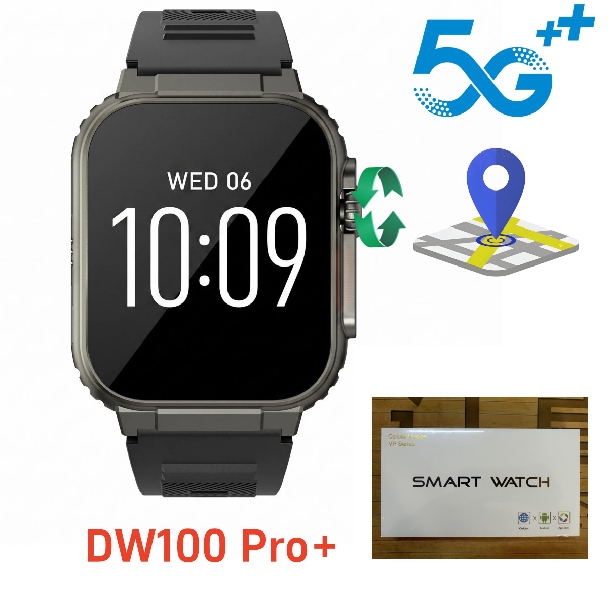 DW100 Pro plus Touch ID Smartw - Smartwatch Id ulasan dan harga