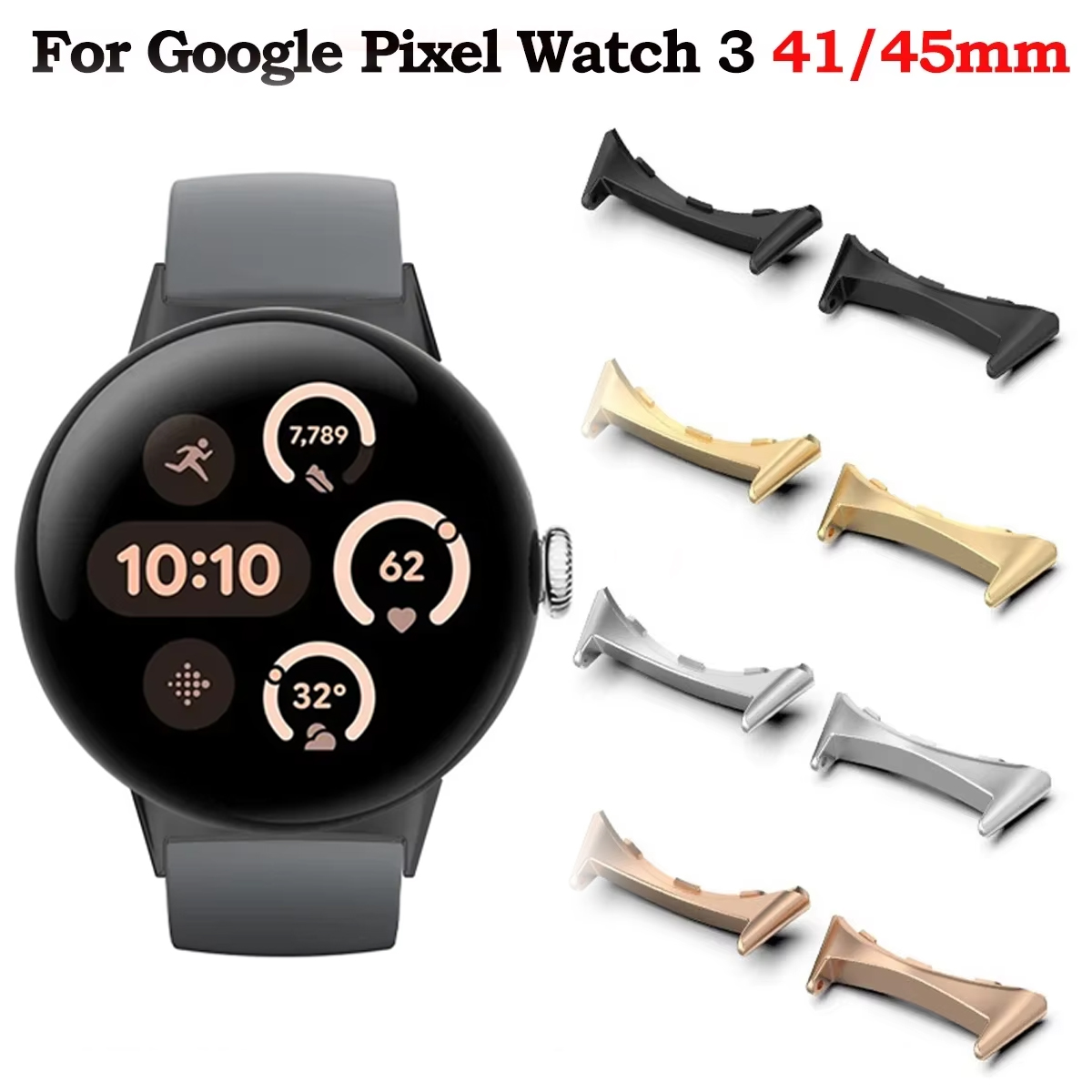 2pcs Watch Strap Connector Ada - Smartwatch Watch Accessories ulasan dan harga