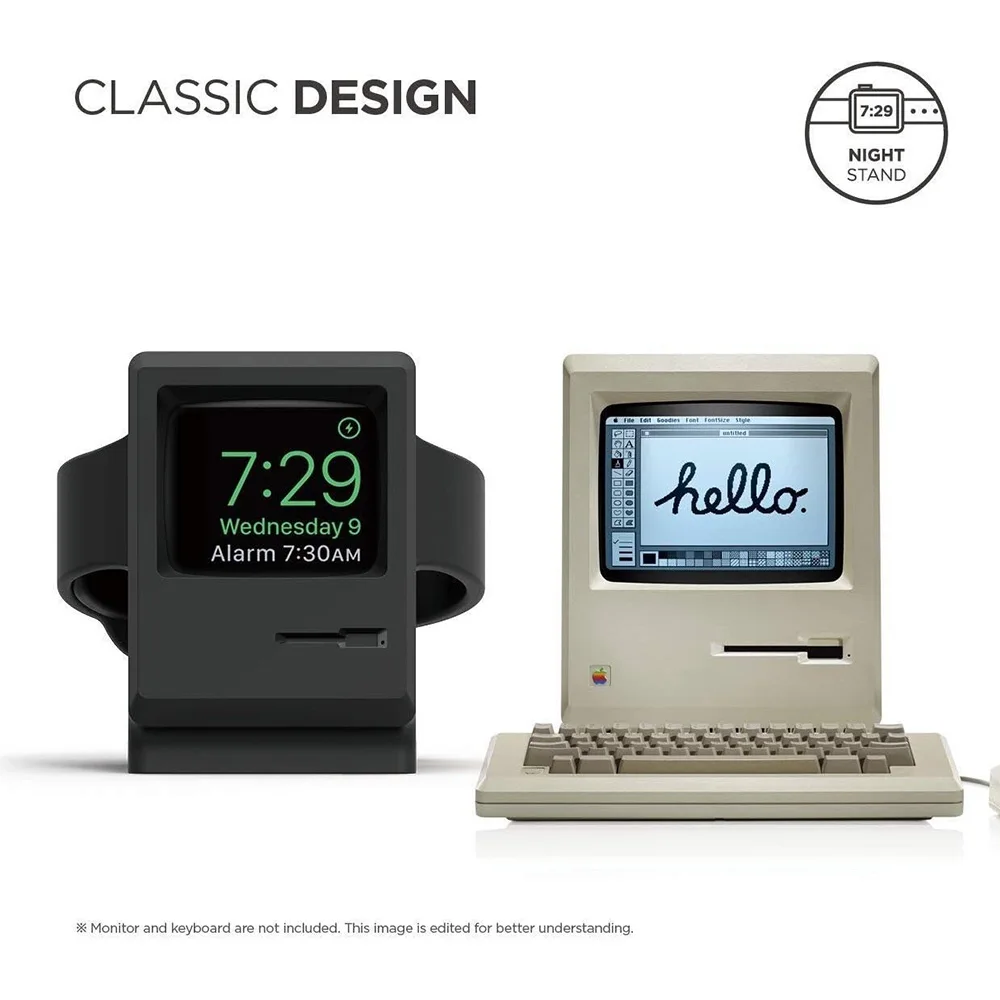 Silicone Charger Stand For App - Watch Charging Dock ulasan dan harga