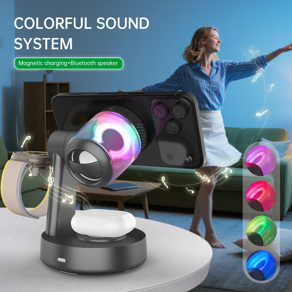 Qi2 25W RGB Light Magnetic Wir - Smartwatch Ac ulasan dan harga