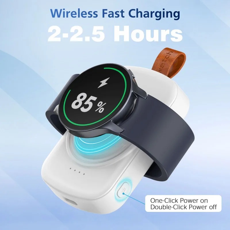 Portable 1800mAh Magnetic Wire - Wireless Charger Watch ulasan dan harga