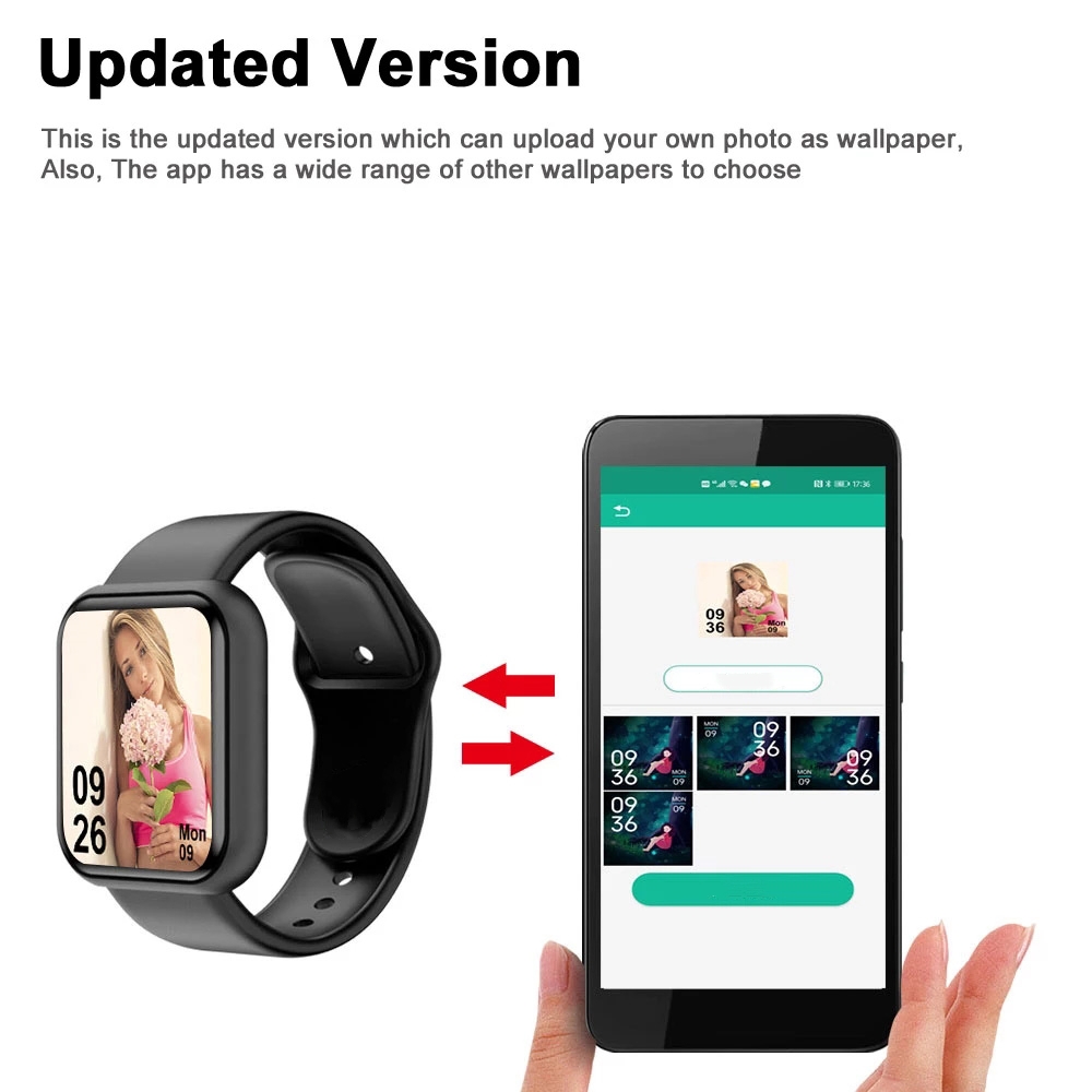 Smart Watch For Men Women Spor - Silicone Band Replacement ulasan dan harga