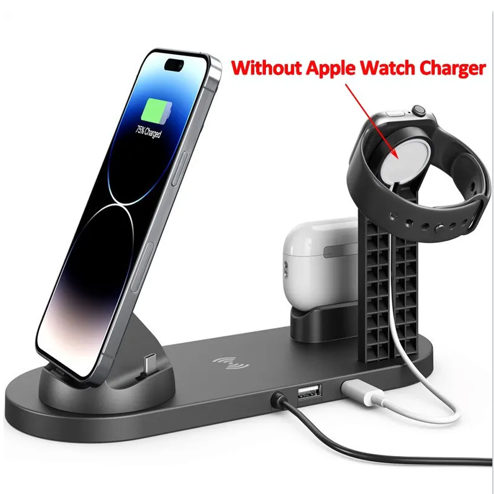 30W 7 in 1 Wireless Charger St - Wireless Charger Watch ulasan dan harga