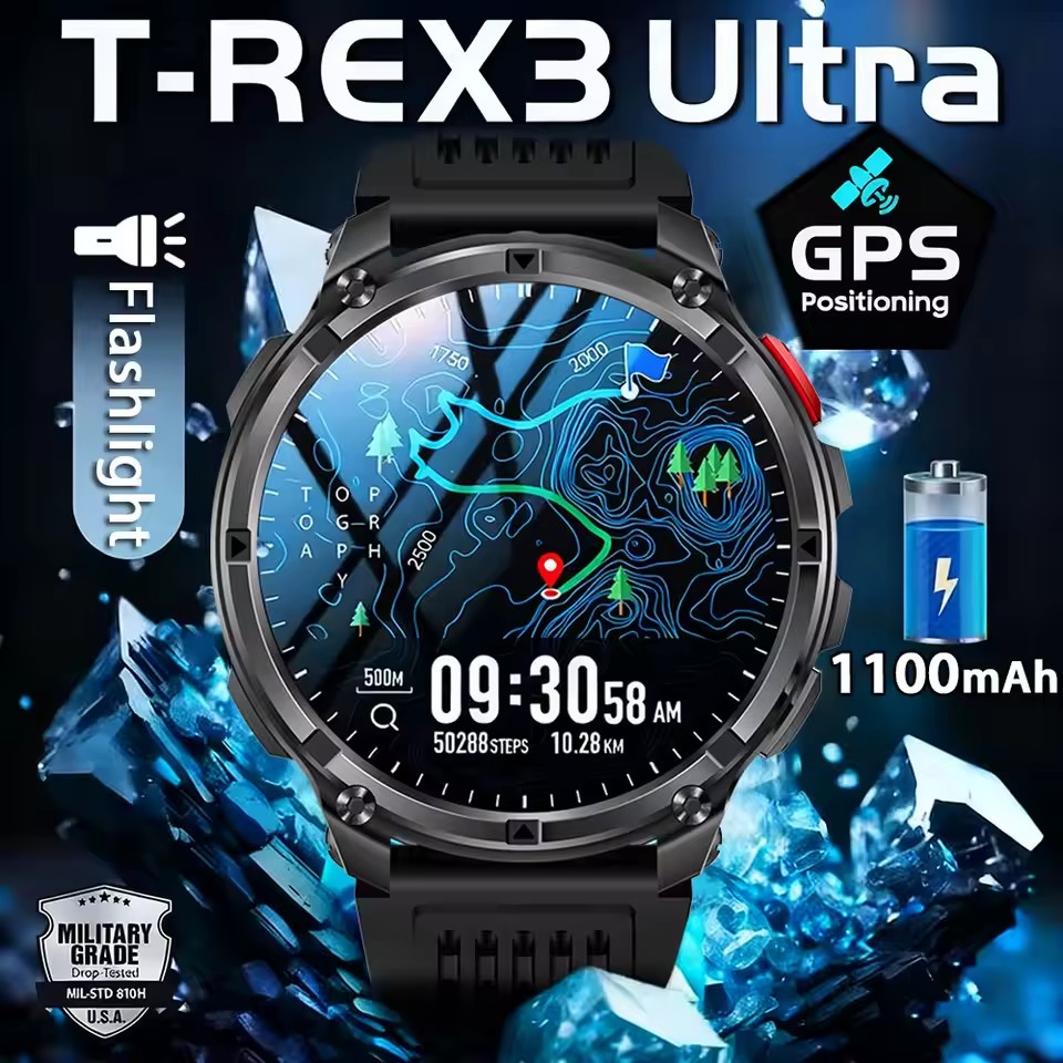 New Military T-Rex3 Ultra 1100 - Smartwatch Store ulasan dan harga
