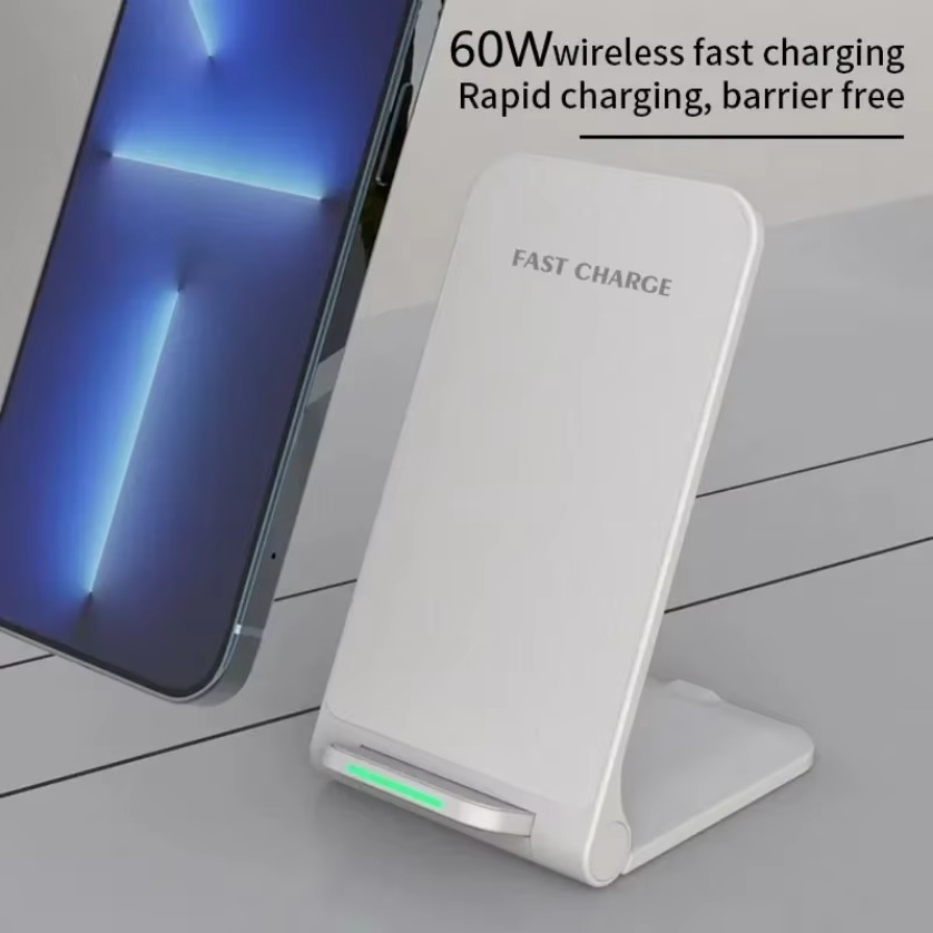 100W Wireless Charger Stand Pa - Wireless Charger Watch ulasan dan harga