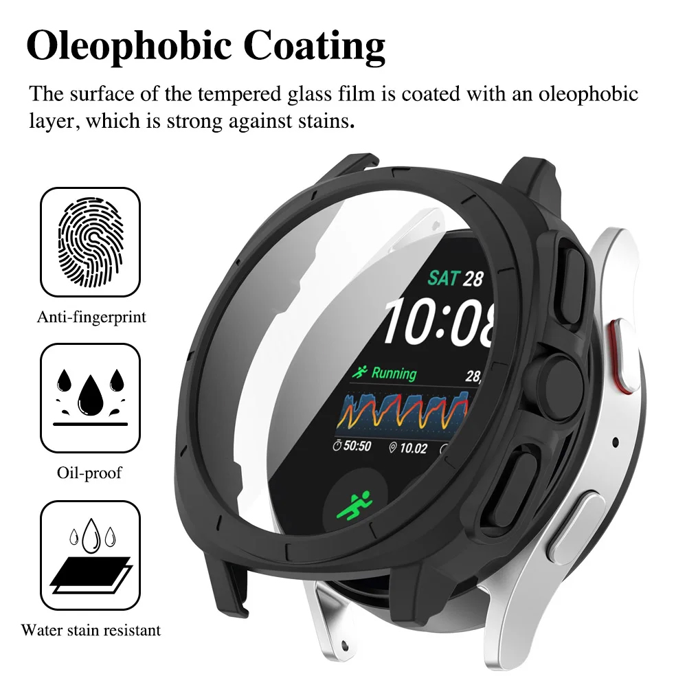 Glass+Case for Samsung Galaxy  - Samsung Smartwatch Accessories ulasan dan harga