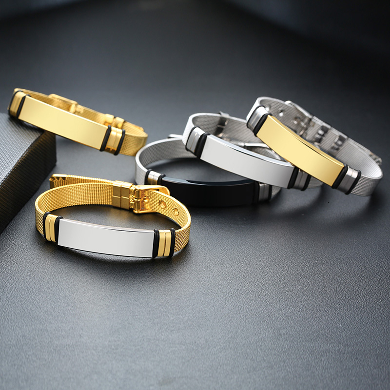 Vnox Mens Stainless Steel Cust - Stainless Mesh Band ulasan dan harga