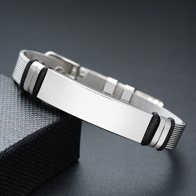 Vnox Mens Stainless Steel Cust - Stainless Mesh Band ulasan dan harga
