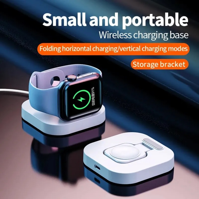 Portable Fast Charging Base Br - Wireless Charger Watch ulasan dan harga