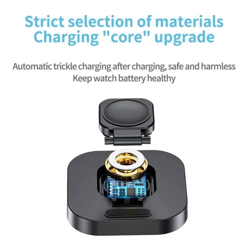 Portable Fast Charging Base Br - Wireless Charger Watch ulasan dan harga