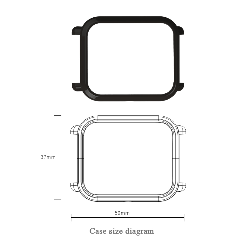 Case Cover for Amazfit Bip Ban - Silicone Band Replacement ulasan dan harga