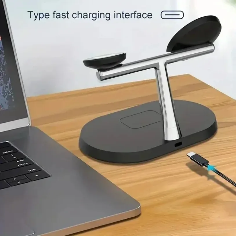 3 In 1 Opansten Magnetic Wirel - Wireless Charger Watch ulasan dan harga