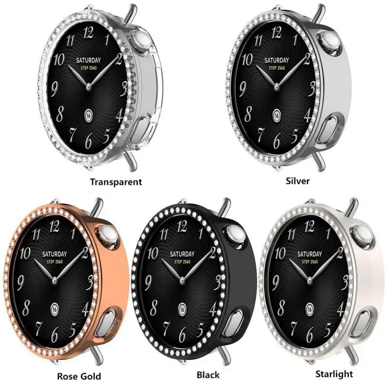 Bling PC Hollow Case for Xiaom - Xiaomi Smartwatch S4 Accessories ulasan dan harga