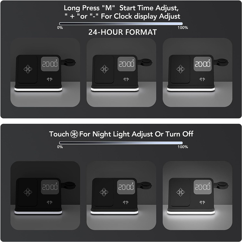 Wireless Charger Stand For iPh - Wireless Charger Watch ulasan dan harga