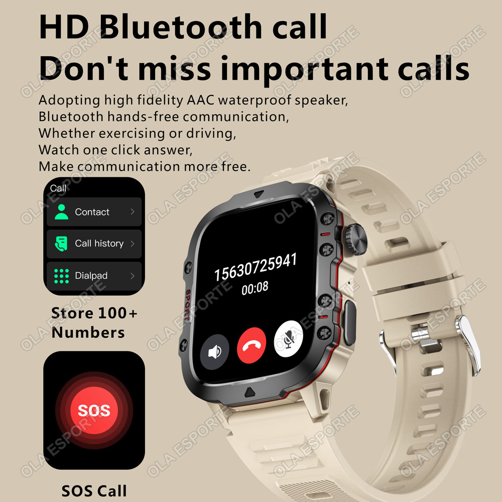 2025 New Military Smart Watch  - Smartwatch Face ulasan dan harga
