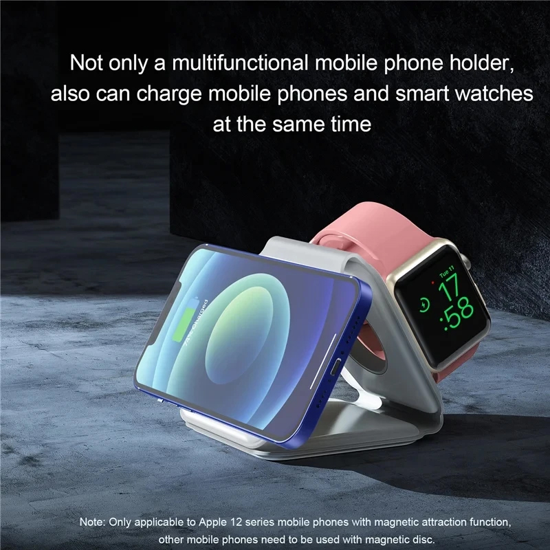 3 In 1 Magnetic Portable Wirel - Smartwatch Ac ulasan dan harga