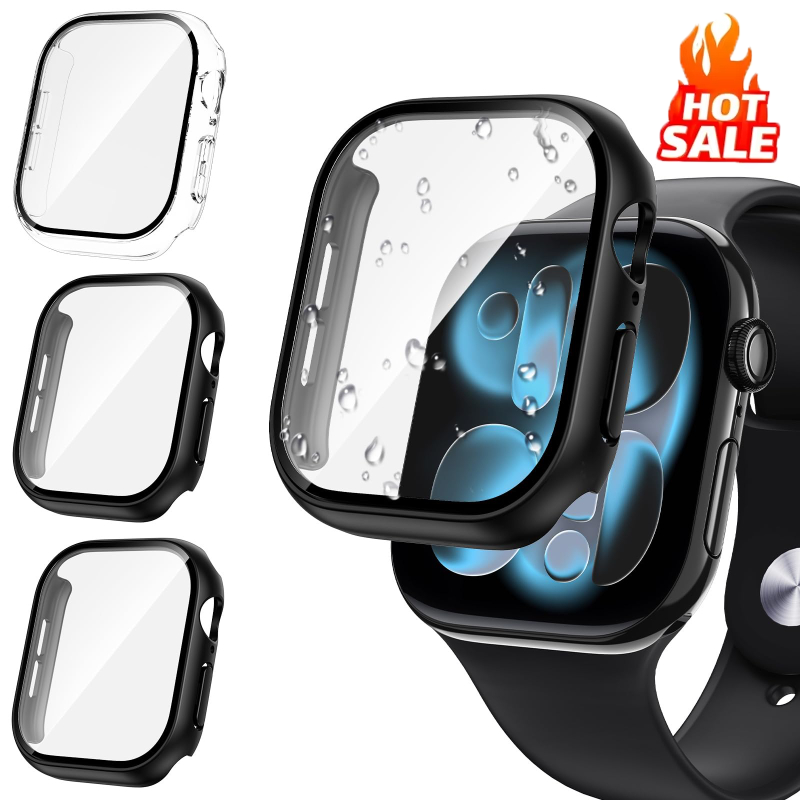 3pcs Glass+Cover For Apple Wat - Smartwatch Band Accessories ulasan dan harga