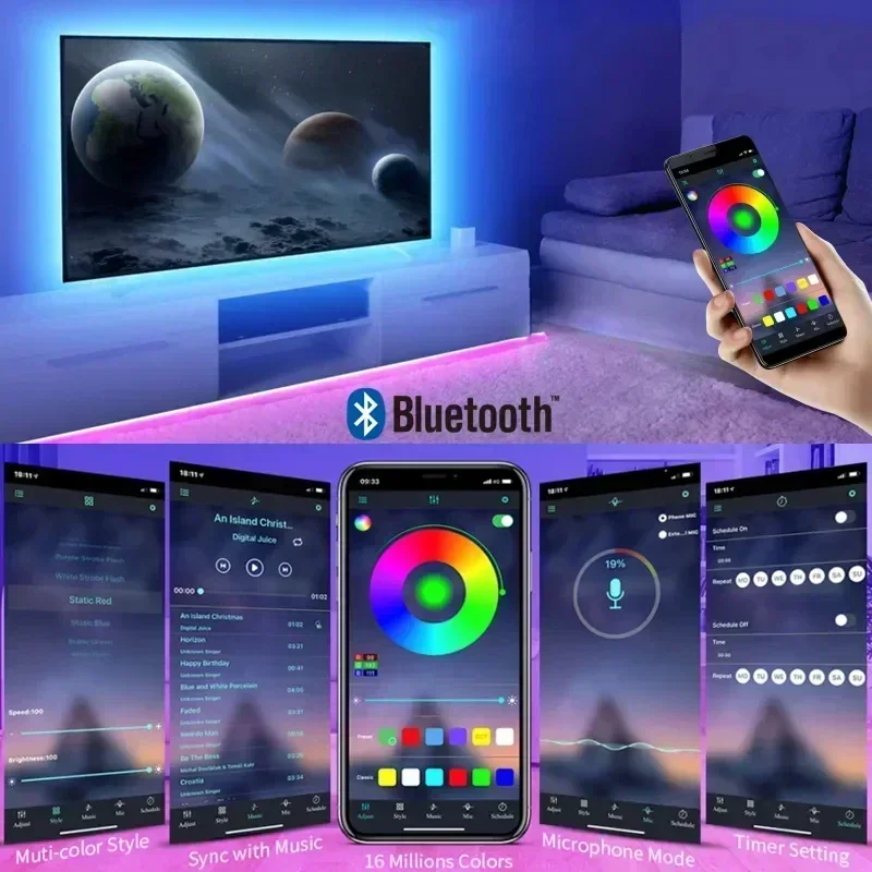 Smart RGB LED Gaming Light Str - Smart Accessories ulasan dan harga