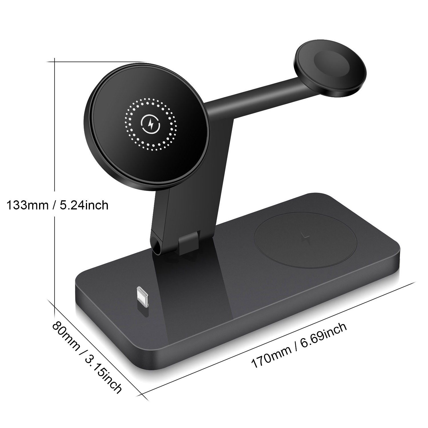 4 in 1 Magnetic Wireless Charg - Smartwatch Ac ulasan dan harga