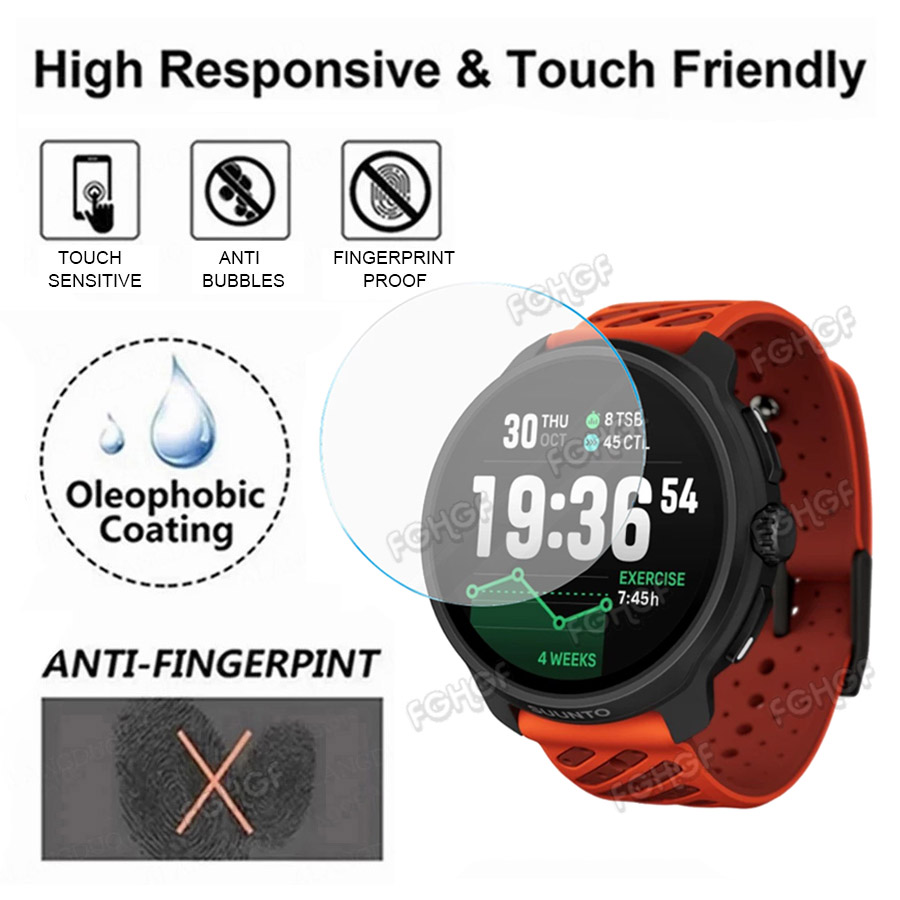 Tempered Glass Protective Film - Smart Watch Accessories ulasan dan harga