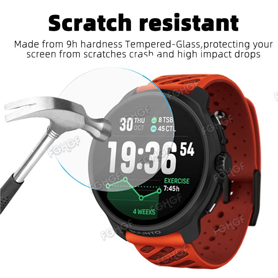 Tempered Glass Protective Film - Smart Watch Accessories ulasan dan harga