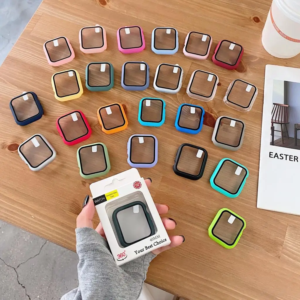 Glass+cover For Apple Watch Ca - Smartwatch Band Accessories ulasan dan harga