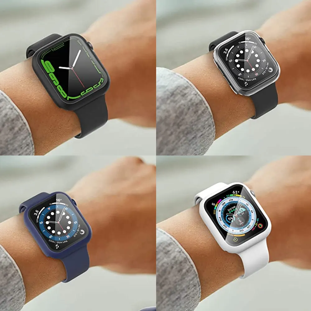 Glass+cover For Apple Watch Ca - Smartwatch Band Accessories ulasan dan harga