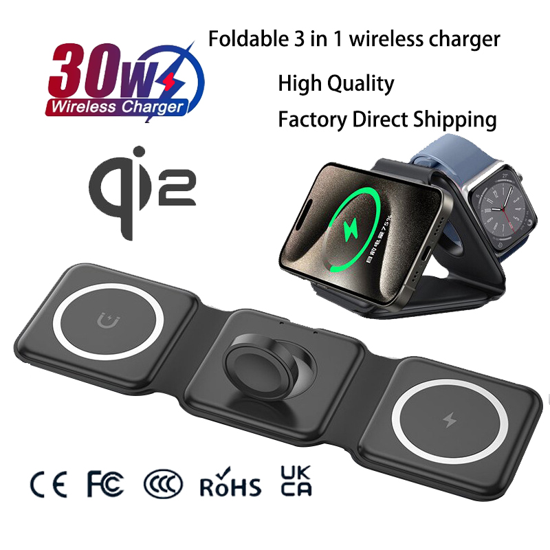 Universal Qi2 Magnetic Foldabl - Wireless Charger Watch ulasan dan harga