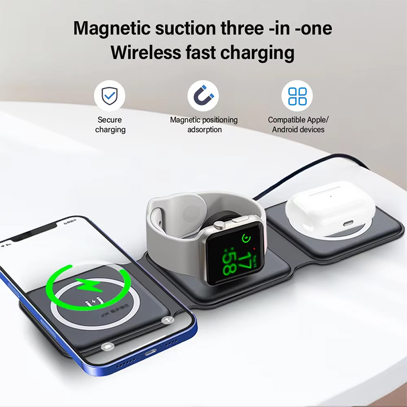 Universal Qi2 Magnetic Foldabl - Wireless Charger Watch ulasan dan harga