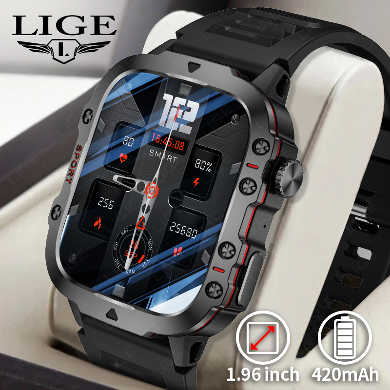 LIGE Outdoor Smart Watch Men 2 - Smartwatch Face ulasan dan harga