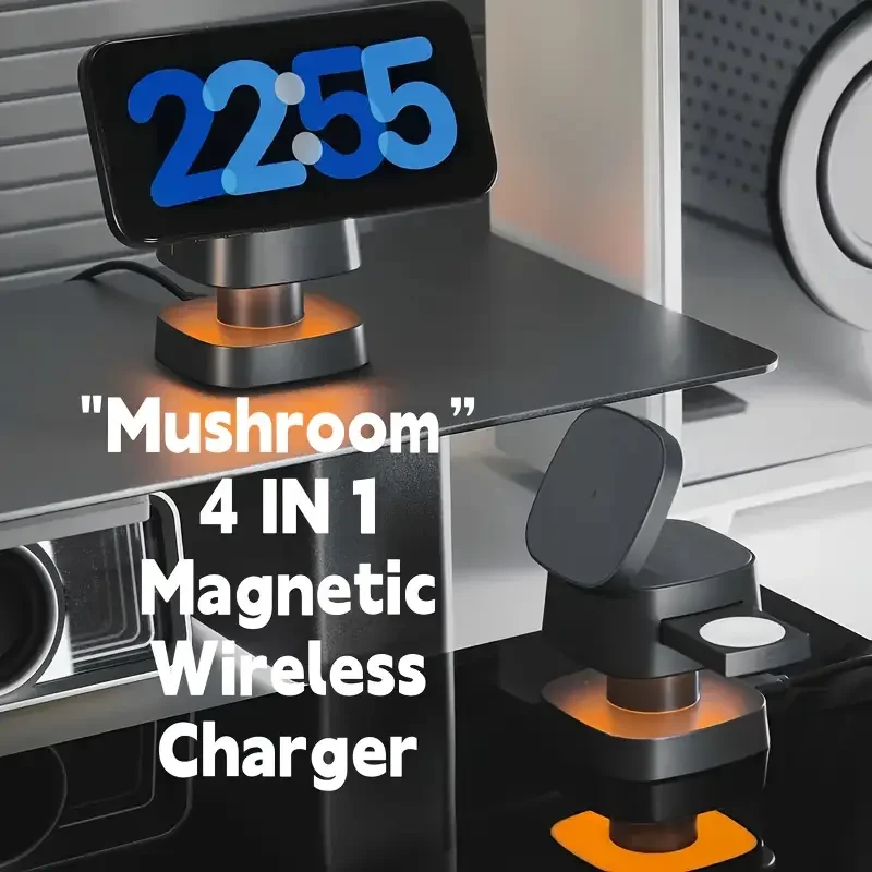 Magnetic 3 in 1 Wireless Charg - Smartwatch Ac ulasan dan harga
