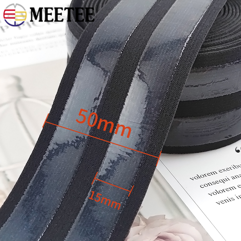 1-5M 50mm Anti Slip Elastic Ta - Silicone Band Replacement ulasan dan harga