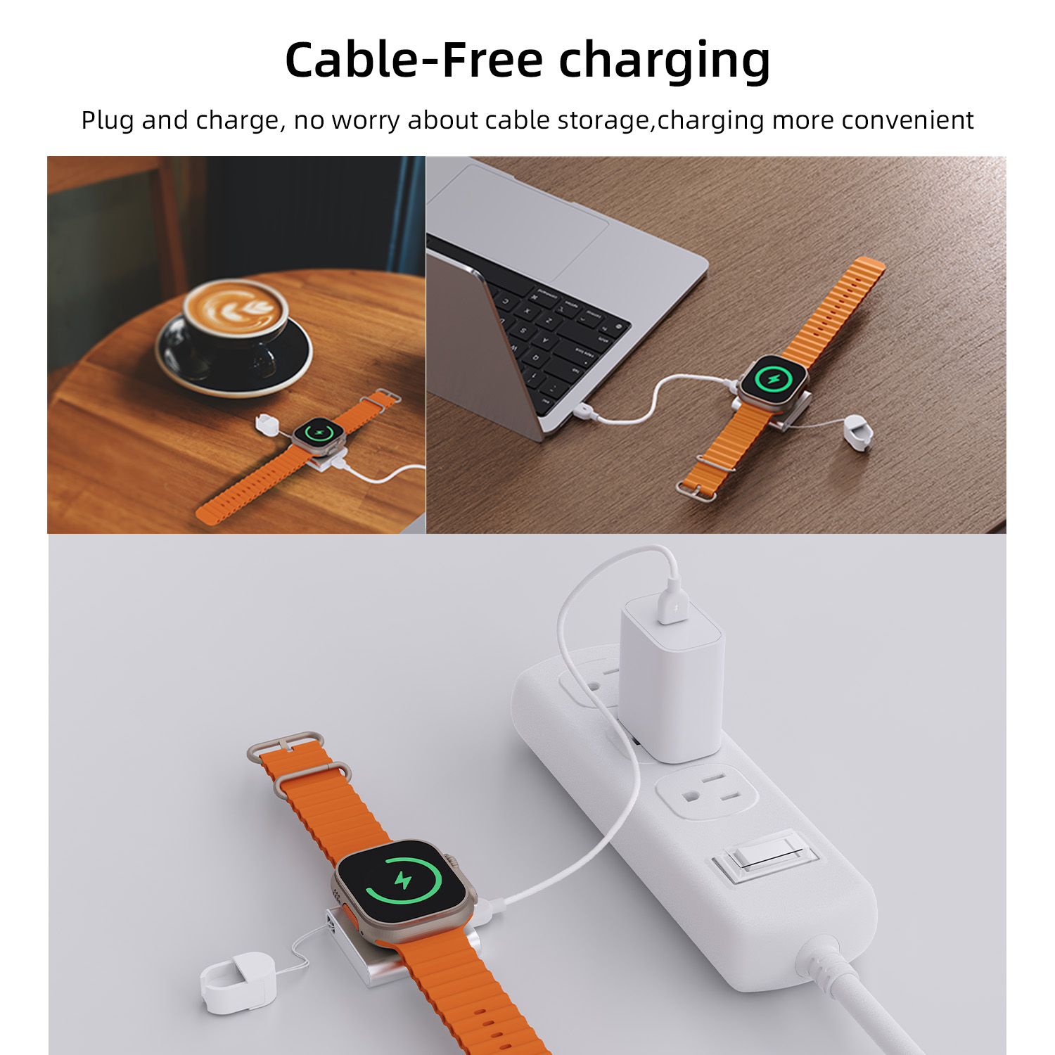 Bonola Magnetic Watch Wireless - Wireless Charger Watch ulasan dan harga