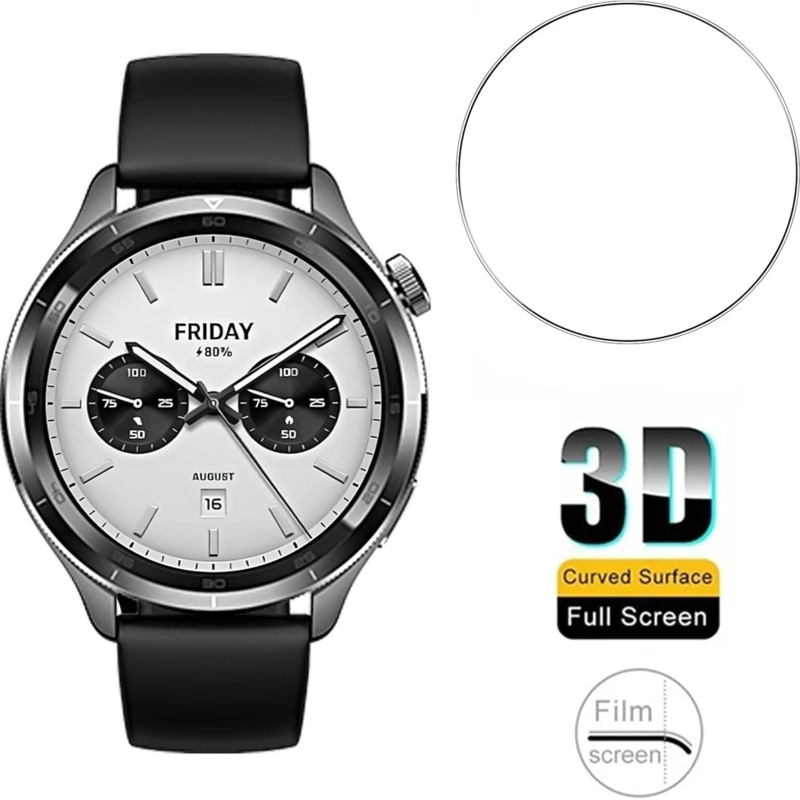 3pcs Tempered Glass Films For  - Xiaomi Smartwatch S4 Accessories ulasan dan harga