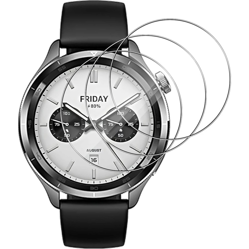 3pcs Tempered Glass Films For  - Xiaomi Smartwatch S4 Accessories ulasan dan harga