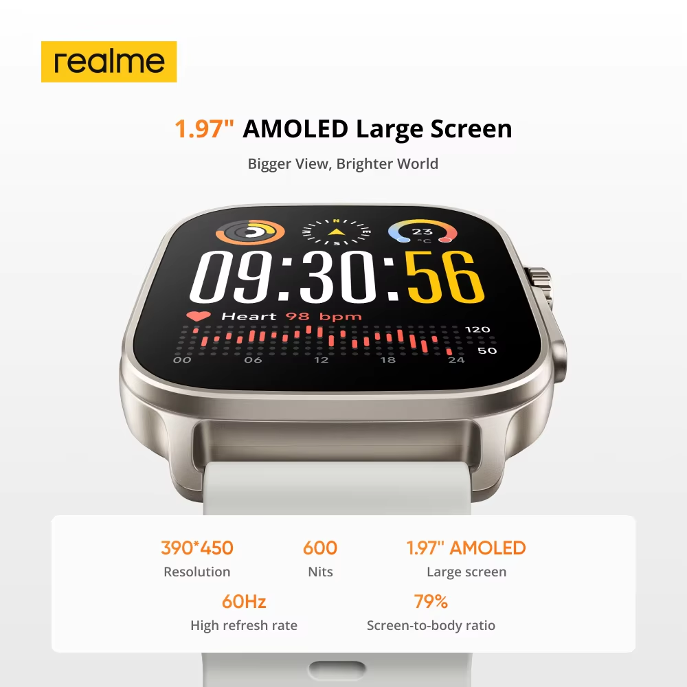 Global Version realme watch 5  - Smartwatch Face ulasan dan harga