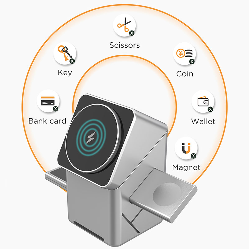 15W Touch Rotating Magnetic Mu - Wireless Charger Watch ulasan dan harga