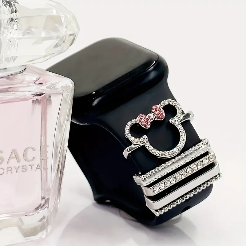 5pcs Cartoon Mouse Rhinestone  - Smartwatch Watch Accessories ulasan dan harga