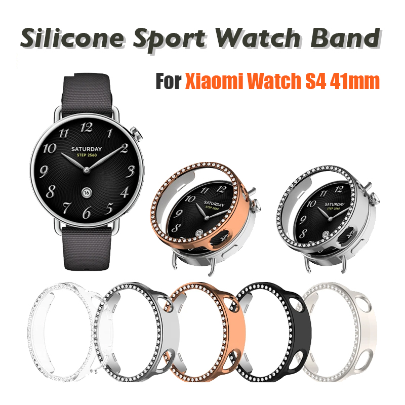 Single Row Dril Hollow Case Fo - Xiaomi Smartwatch S4 Accessories ulasan dan harga