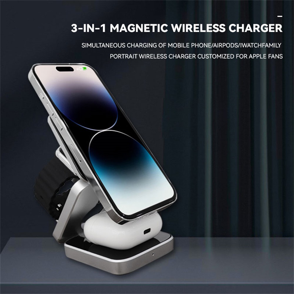 Foldable Magnetic Wireless Cha - Wireless Charger Watch ulasan dan harga