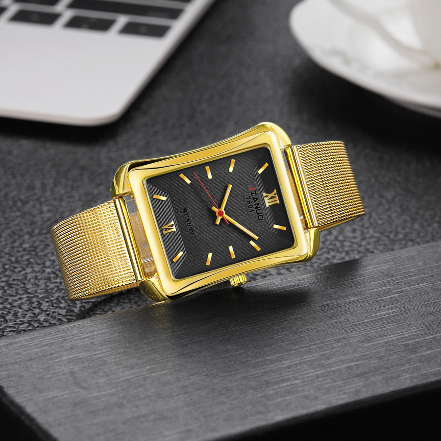2024 New Trendy Men's Square W - Stainless Mesh Band ulasan dan harga