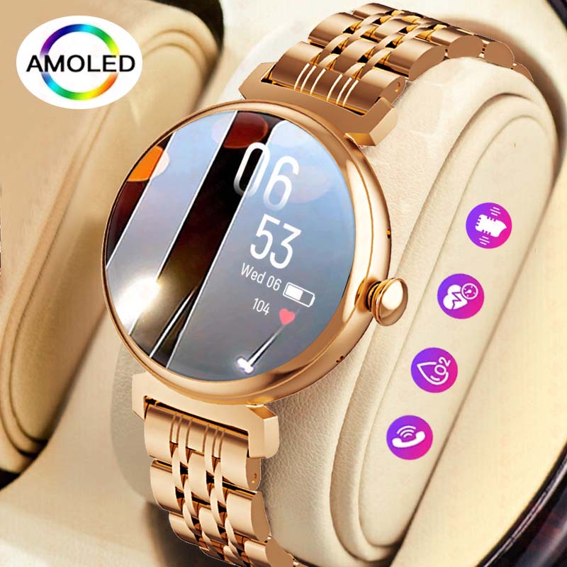 1.04 inch AMOLED Screen Fashio - Smartwatch Face ulasan dan harga